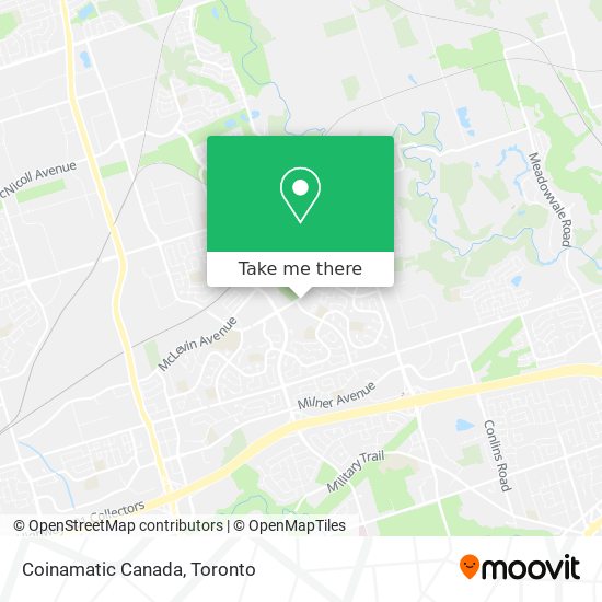 Coinamatic Canada map