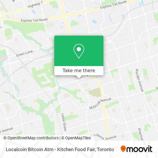Localcoin Bitcoin Atm - Kitchen Food Fair map