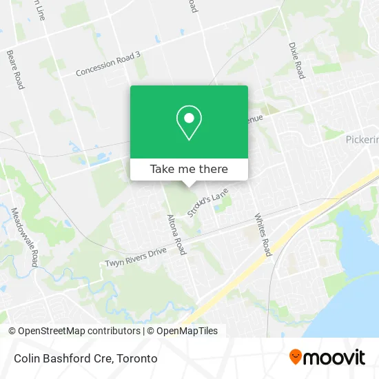 Colin Bashford Cre map