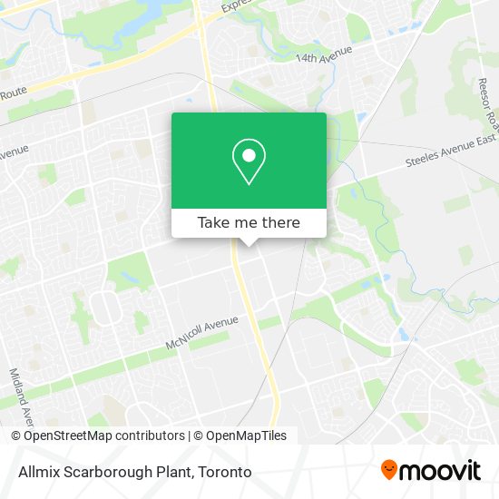 Allmix Scarborough Plant map