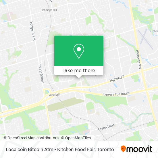 Localcoin Bitcoin Atm - Kitchen Food Fair map