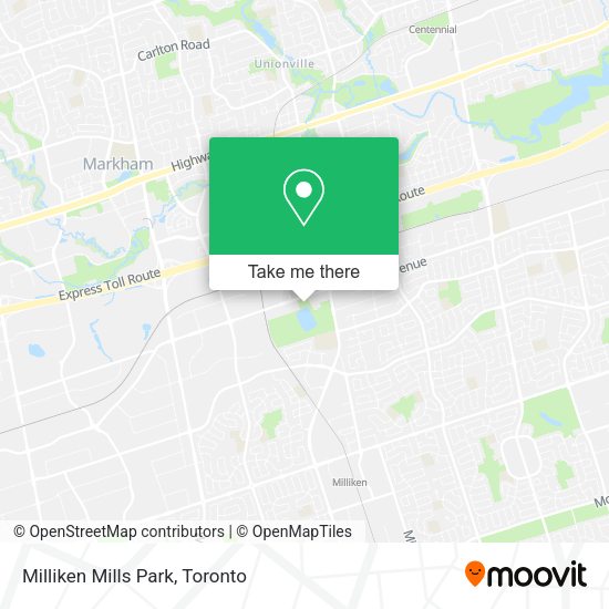 Milliken Mills Park plan