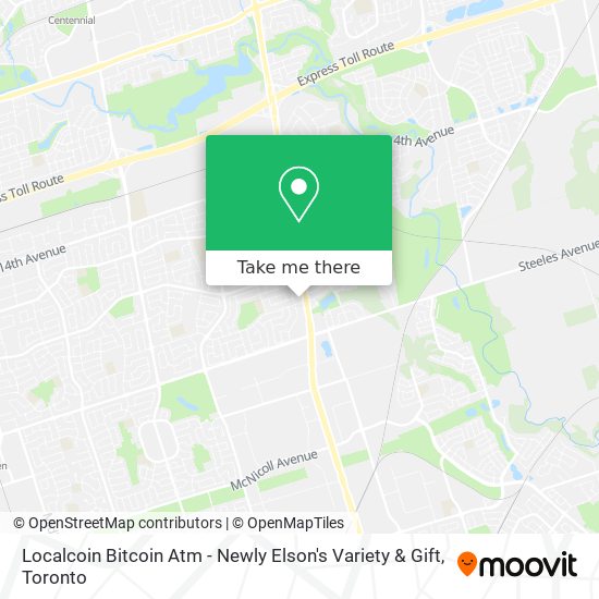 Localcoin Bitcoin Atm - Newly Elson's Variety & Gift map