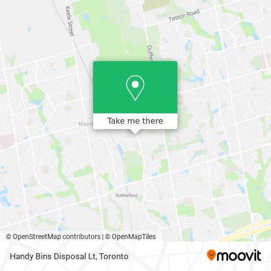 Handy Bins Disposal Lt map