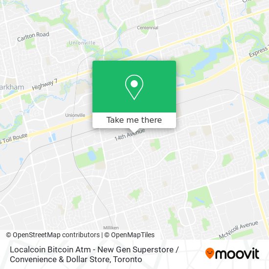 Localcoin Bitcoin Atm - New Gen Superstore / Convenience & Dollar Store map