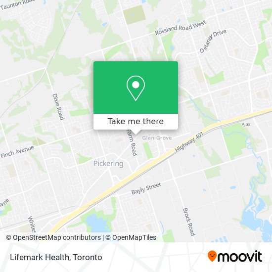 Lifemark Health map