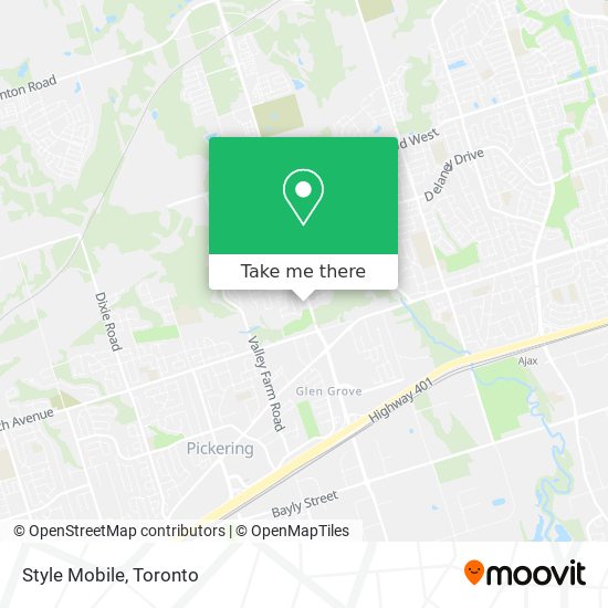 Style Mobile map