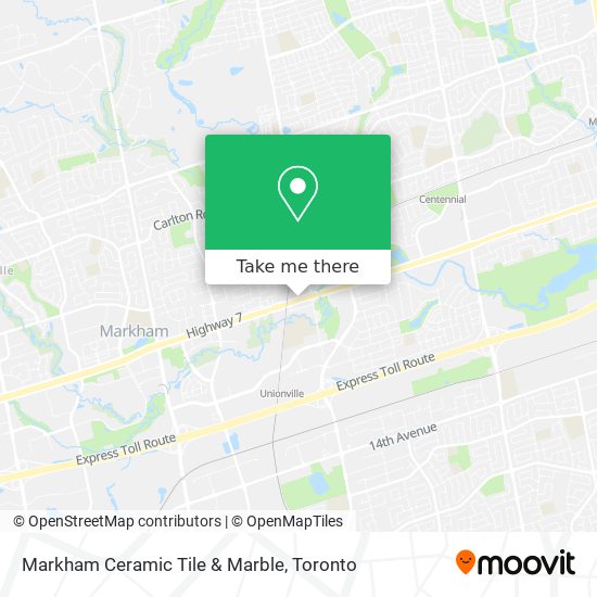 Markham Ceramic Tile & Marble map