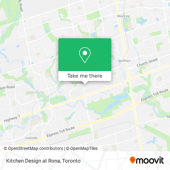 Kitchen Design at Rona map