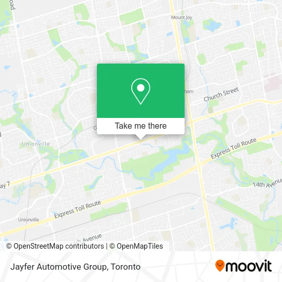 Jayfer Automotive Group map