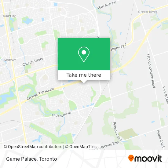 Game Palace map