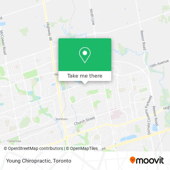 Young Chiropractic map