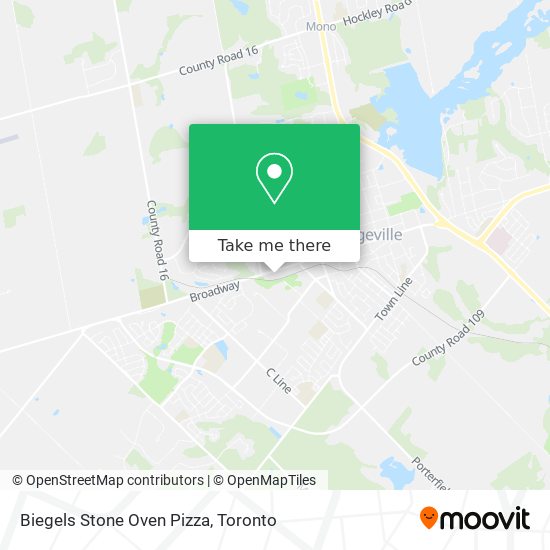 Biegels Stone Oven Pizza map