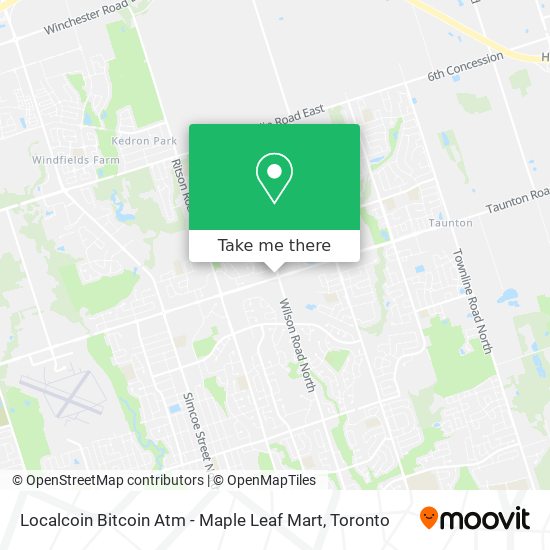 Localcoin Bitcoin Atm - Maple Leaf Mart plan