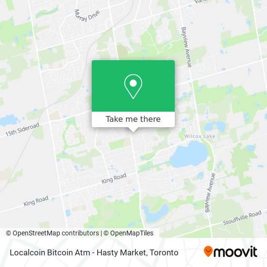 Localcoin Bitcoin Atm - Hasty Market map