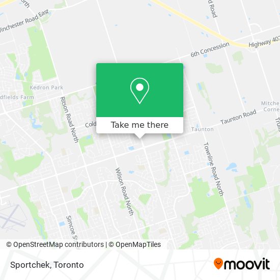 Sportchek map