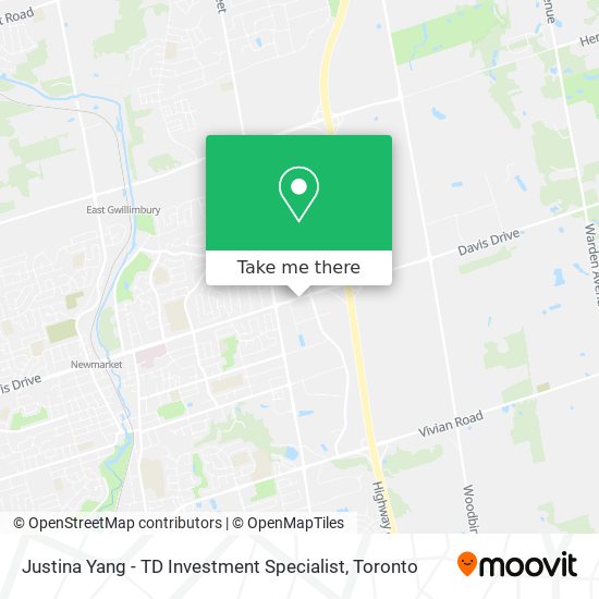 Justina Yang - TD Investment Specialist map