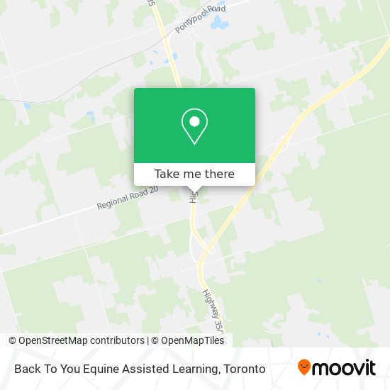 Back To You Equine Assisted Learning map