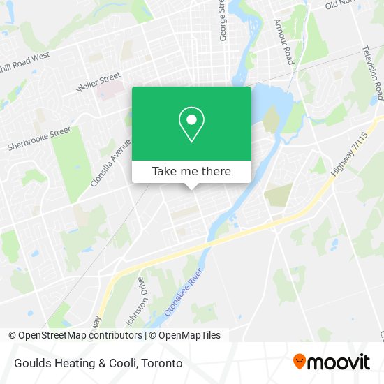 Goulds Heating & Cooli map