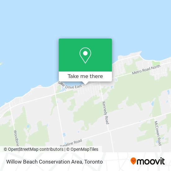 Willow Beach Conservation Area plan