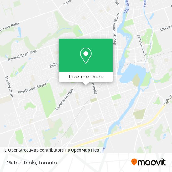 Matco Tools map