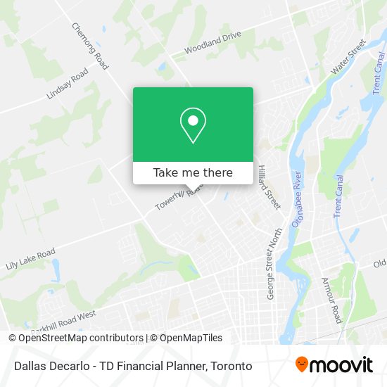 Dallas Decarlo - TD Financial Planner map