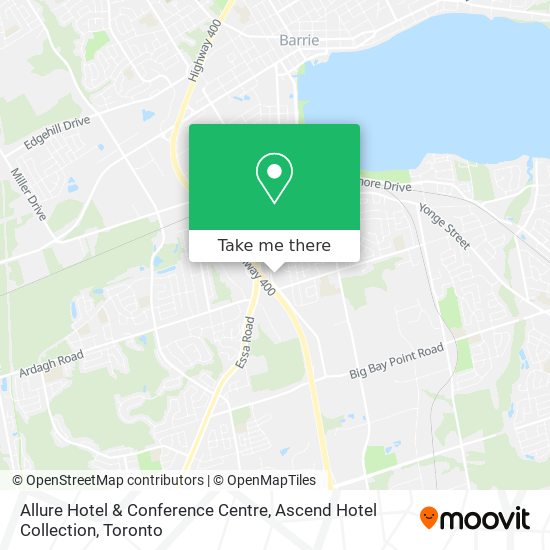 Allure Hotel & Conference Centre, Ascend Hotel Collection map