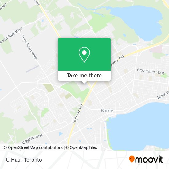 U-Haul map