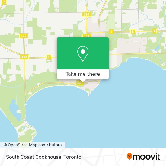 South Coast Cookhouse map