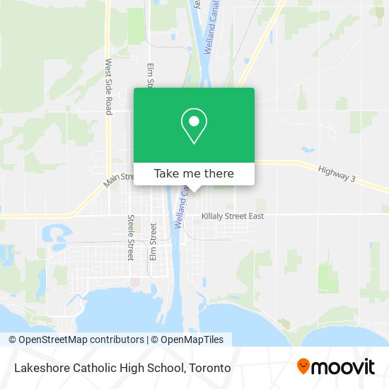 Lakeshore Catholic High School map