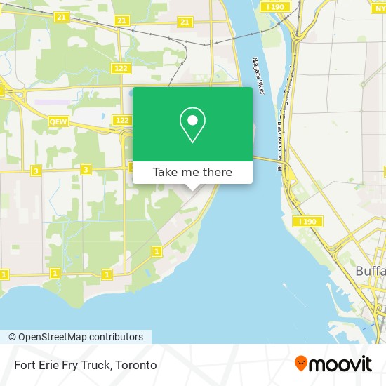 Fort Erie Fry Truck map