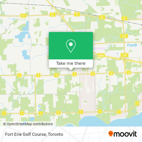 Fort Erie Golf Course map