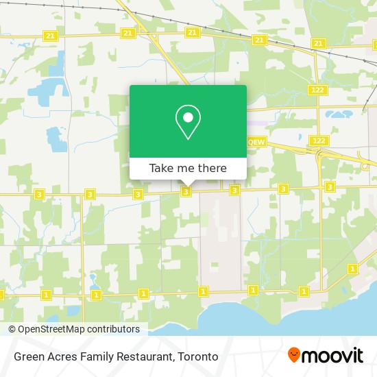 Green Acres Family Restaurant map