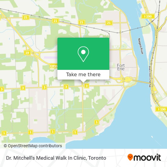 Dr. Mitchell's Medical Walk In Clinic map