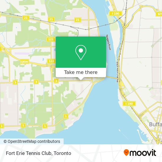 Fort Erie Tennis Club map