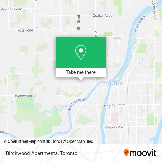 Birchwood Apartments map