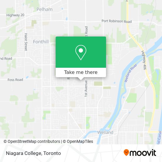 Niagara College map