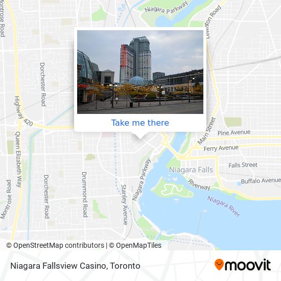 Niagara Fallsview Casino map