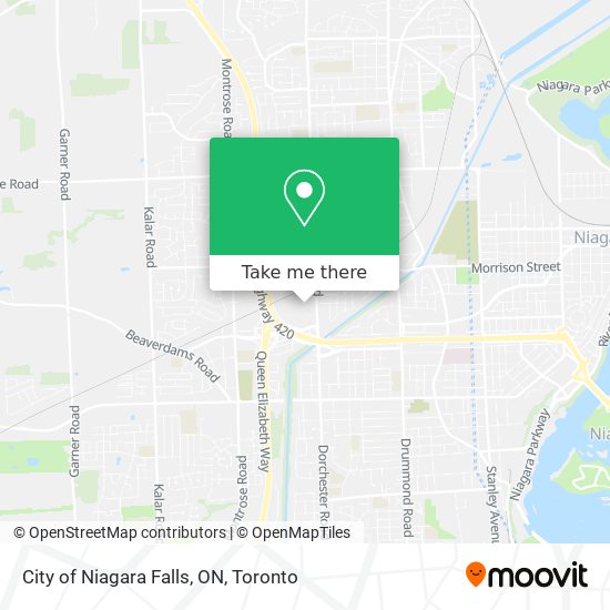 City of Niagara Falls, ON map