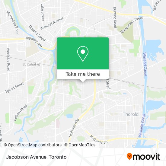 How to get to Jacobson Avenue in St. Catharines by Bus