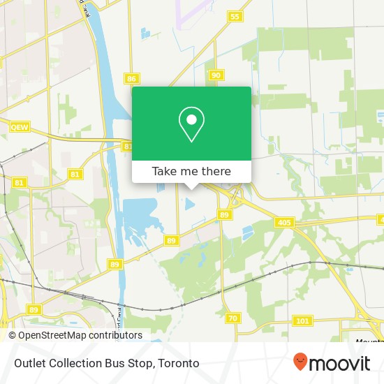 Outlet Collection Bus Stop plan