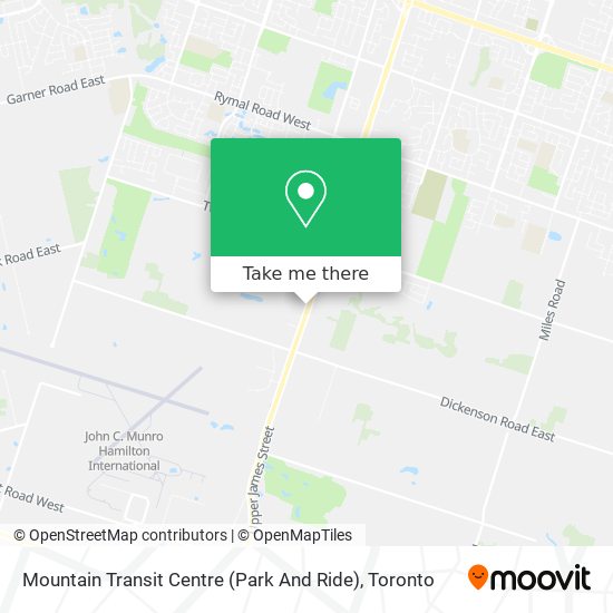 Mountain Transit Centre (Park And Ride) map