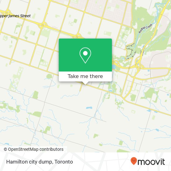 Hamilton city dump map