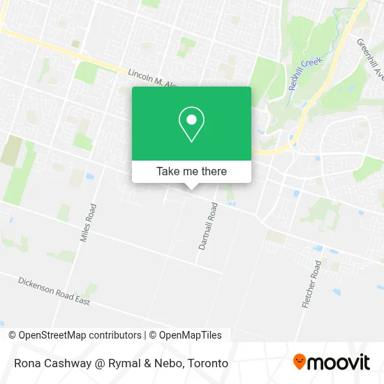 Rona Cashway @ Rymal & Nebo map