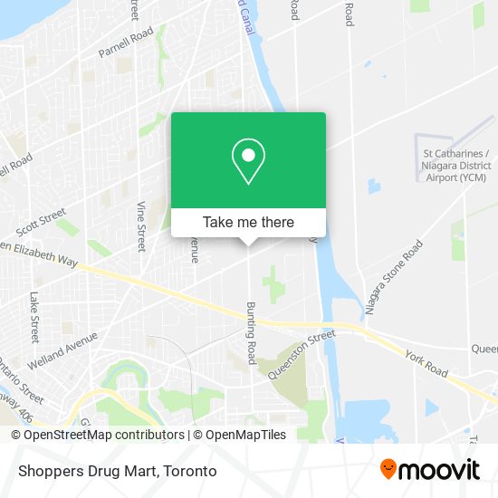 Shoppers Drug Mart map