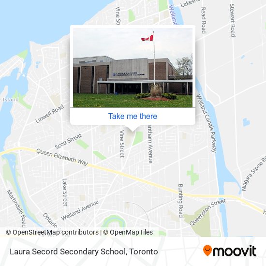 Laura Secord Secondary School map