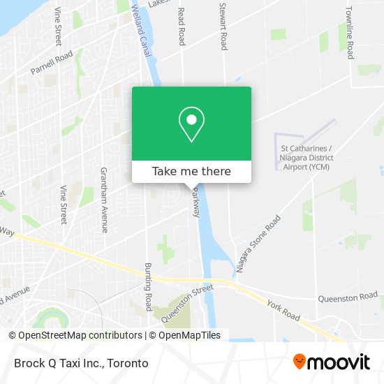 Brock Q Taxi Inc. map