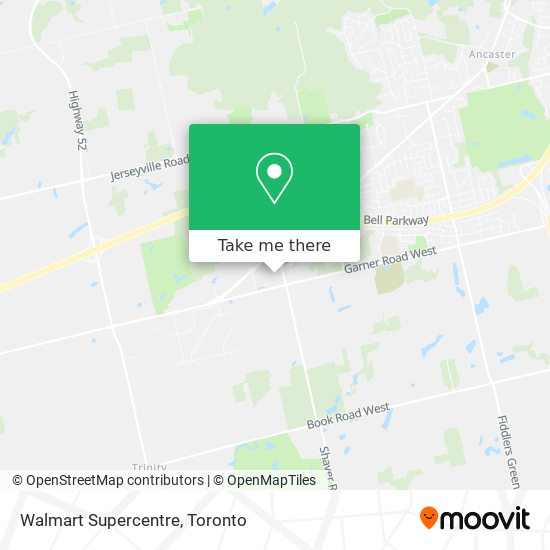 Walmart Supercentre map