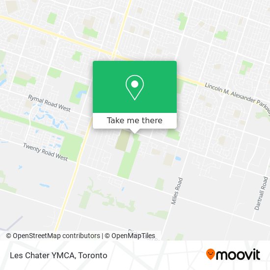 Les Chater YMCA map
