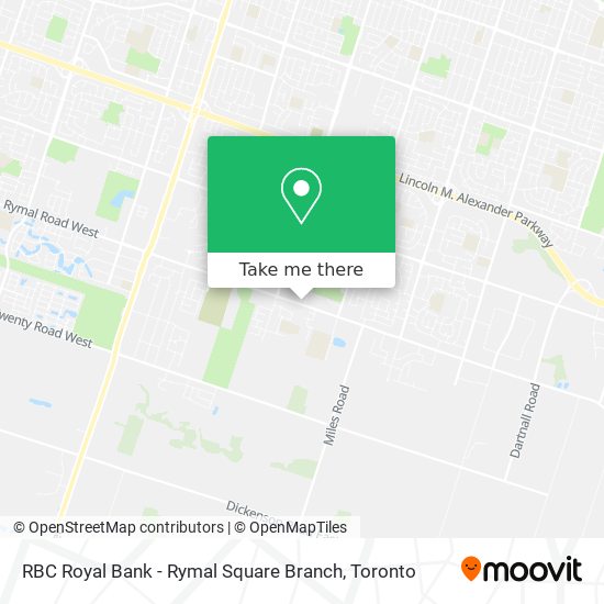 RBC Royal Bank - Rymal Square Branch plan